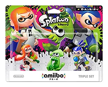 【中古】amiibo トリプル書き割り[御嬢さん／いか／男の子](スプラトゥーンシリーズ)