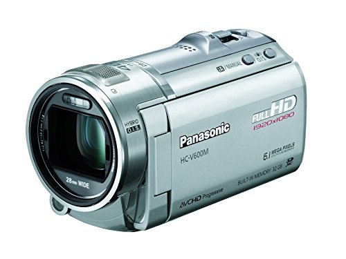 【中古】パナソニック デジタルハイビジョンビデオカメラ 内蔵メモリー32GB シルバー HC-V600M-S 18,813円