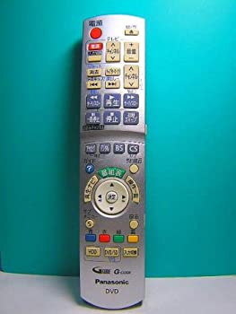 【中古】(人並み外れたに好いたらしい)Panasonic 高品位テレビヴィデオディスクリコーダー用遠隔操作 N2QAYB000187