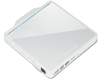 【中古】(非常に良い)BUFFALO BDXL USB2.0用 ポータブルブルーレイドライブ ホワイト BRXL-PC6VU2-WH|IINEX