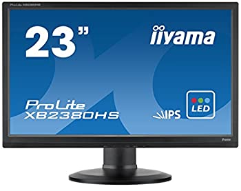 【中古】(非常に良い)iiyama 昇降・ピボット機能対応 IPS方式パネル+ホワイトLEDバックライトを搭載 23型ワイド液晶ディスプレイ ProLite XB2380HS