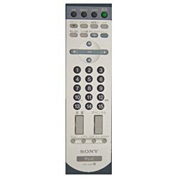 【中古】(人並み外れたに好いたらしい)SONY 完全無欠テレビ受像機遠隔操作 RM-J929