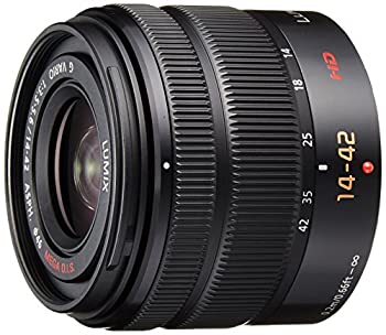 【中古】パナソニック 標準ズームレンズ マイクロフォーサーズ用 ルミックス G VARIO 14-42mm／F3.5-5.6 II ASPH.／MEGA O.I.S. ブラック H-FS1442A-K｜IINEX