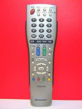 【中古】(非常に良い)シャープ テレビリモコン GA514WJSA