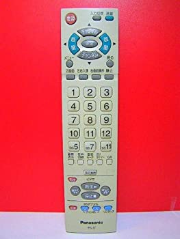【中古】(人並み外れたに好いたらしい)パナソニック テレビ受像機遠隔操作 EUR7606KD0