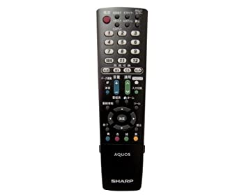 【中古】(非常に良い)シャープ 液晶テレビ用 リモコン GA975WJSA