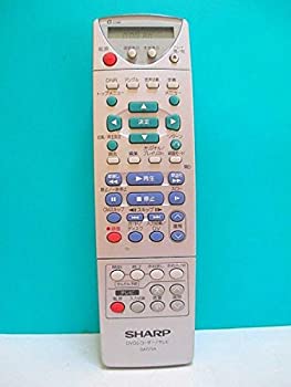 【中古】シャープ DVDレコーダーリモコン GA117SA