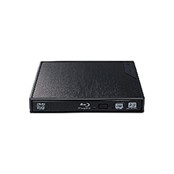 【中古】Logitec ポータブルブルーレイドライブ 4K・3D再生 TortalMedia Extreme3付属 【Surface Pro3対応】 USB3.0 ブラック LBD-PMJ6U3VBK