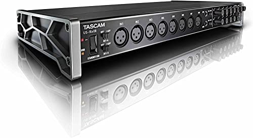 【中古】(非常に良い)TASCAM オーディオMIDIインターフェース 16入力8出力 US-16x08