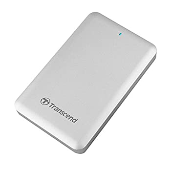 【中古】(非常に良い)Transcend Thunderbolt対応 外付けSSD USB3.0／2.0 ポータブルSSD StoreJet for Mac 1TB TS1TSJM500