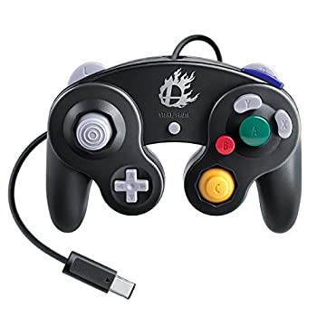 【中古】(人並み外れたに好いたらしい)ニンテンドーゲームキューブコントローラ スマブラブラック
