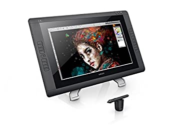 【中古】ワコム 液ため桶 21.5in 触れ合う役立つこと積み上げる Cintiq 22固定ディスク touch 【新型番】2015年1月青写真 DTH-2200／K1