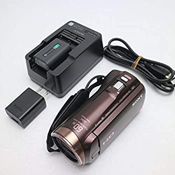 【中古】SONY HDビデオカメラ Handycam HDR-CX480 ボルドーブラウン 光学30倍 HDR-CX480-T|IINEX