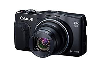 【中古】Canon デジタル写真機 PowerShot SX710 HS 黒いこと 光学30倍望遠レンズ PSSX710HS(BK)