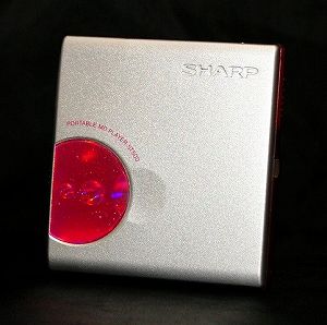 【中古】SHARP シャープ　MD-ST500-P ピンク　ポータブルMDプレーヤー（MD再生専用機） 27,657円