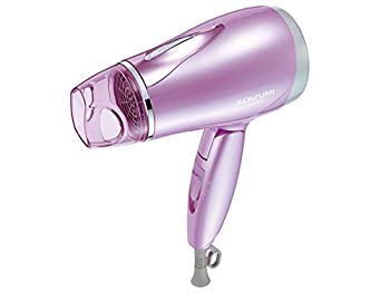 【中古】(非常に良い)コイズミ ヘアドライヤー マイナスイオン 軽量 バイオレット KHD-9600/V