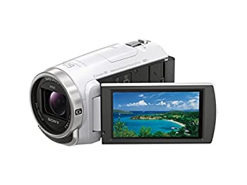 【中古】ソニー SONY ビデオカメラHDR-CX675 32GB  光学30倍 ホワイト Handycam HDR-CX675 W