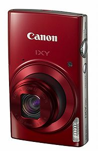【中古】Canon デジタルカメラ IXY 190 レッド 光学10倍ズーム IXY190RE｜IINEX