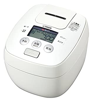【中古】タイガー 炊飯器 5.5合 圧力 IH ホワイト 炊きたて 炊飯 ジャー JPB-R100-W Tiger