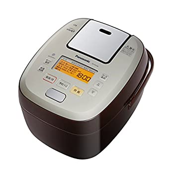 【中古】パナソニック 5.5合 炊飯器 圧力IH式 おどり炊き ブラウン SR-PA106-T