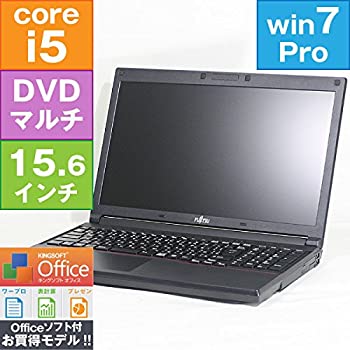 【中古】【良品中古】 富士通 LIFEBOOK A573／G [FMVA03004] (Core i5 3340M 2.7GHz／ 4GB／ 320GB／ ヴィデオディスクマルチ／ Win7Pro64Bit) ノートPC-パソコン-パソコン・周辺機器