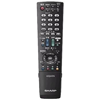 【中古】(非常に良い)シャープ[SHARP]　シャープ液晶テレビ用リモコン＜ブラック系＞（LC-20NE7） ブラック系【0106380466】｜IINEX