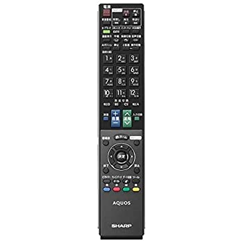 【中古】シャープ 純正テレビ用リモコン 【部品番号：0126380047】