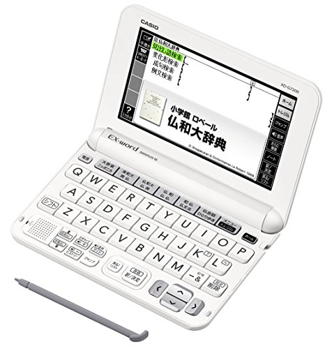 【中古】カシオ 陰電子字引き エクスワード フランス語ひな形 XD-G7200 コンテンツ100