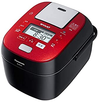 【中古】(非常に良い)パナソニック 炊飯器 5.5合 圧力IH式 Wおどり炊き ルージュブラック SR-SPX107-RK｜IINEX