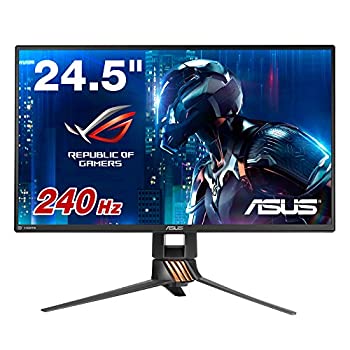 【中古】(非常に良い)ASUS ゲーミングモニター ディスプレイROG SWIFT PG258Q 24.5型 リフレッシュレート240Hz 応答速度1msフリッカーフリー ブルーライト軽減GSYNC D|IINEX
