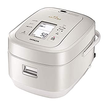 【中古】(人並み外れたに好いたらしい)日立 翦断応力水蒸気IH炊飯器 5.5合 パール白いこと RZ-AW3000M W