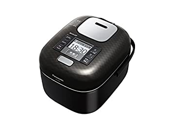 【中古】(非常に良い)パナソニック 3合 炊飯器 圧力IH式 Wおどり炊き Jコンセプト シャインブラック SR-JW057-KK