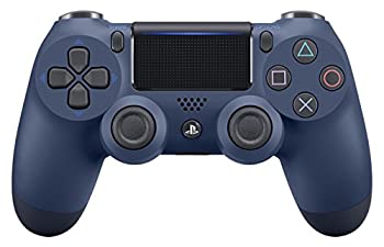 【中古】(非常に良い)ワイヤレスコントローラー (DUALSHOCK 4) ミッドナイト・ブルー
