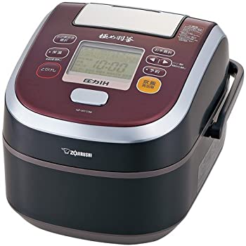 【中古】(非常に良い)NP-WY10M-BA(ブラック) 極め炊き 圧力IH炊飯器 5.5合