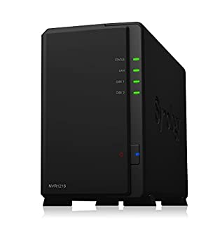 【中古】【監視カメラ用NASキット】Synology Network Video Recrder NVR1218 [2ベイ ／ デュアルコアCPU搭載 ／ 1GBメモリ搭載] HDMI接続可能