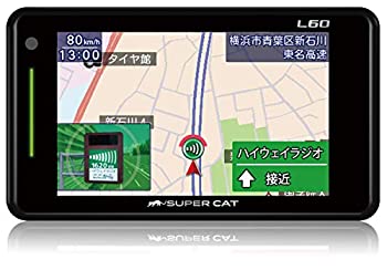 【中古】(非常に良い)ユピテル レーダー探知機 SUPER CAT L60 3.6型液晶タッチパネル 取締データ5万4千件収録 OBD2接続可 GPS 地図画面(フルマップ)表示 Yupiteru|IINEX