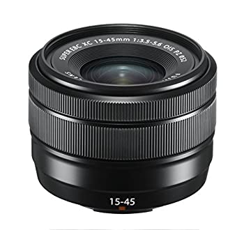 【中古】FUJIFILM 交換レンズXC15-45mmブラック XC15-45MMF3.5-5.6OIS PZ B|IINEX