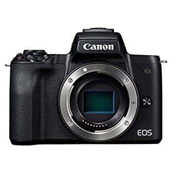 【中古】Canon キヤノン ミラーレス一眼カメラ EOS Kiss M ブラック ボディ EOSKISSMBK-BODY-A｜IINEX