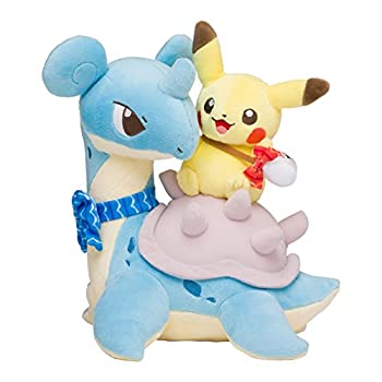 【中古】ポケモンセンターオリジナル ぬいぐるみ　ラプラスに乗って