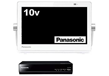 【中古】(人並み外れたに好いたらしい)パナソニック 10V型 液晶 テレビ受像機 プライベート・ビエラ UN-10T8-W 2018年真似形