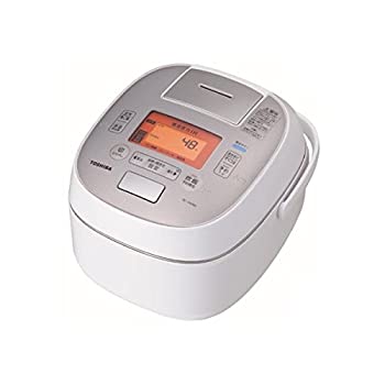 【中古】(非常に良い)東芝 真空圧力IHジャー炊飯器（5.5合炊き） グランホワイトTOSHIBA 圧力＋真空 合わせ炊き RC-10VSM-W