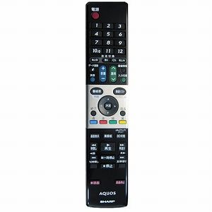 【中古】(人並み外れたに好いたらしい)せつ然たる[SHARP]せつ然たる液晶テレビ受像機用遠隔操作 （LC-26DV7 LC-32DX3 LC-40DX3 LC-46DX3 LC-52DX3）【0106380534】