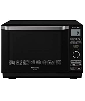 【中古】(非常に良い)パナソニック オーブンレンジ 26L フラットテーブル 遠赤Wヒーター スイングサーチ赤外線センサー ヘルツフリー 省スペース設計 ブラック NE-MS