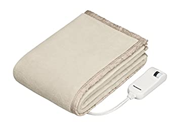 【中古】パナソニック 灯し火しきブランケット シングル 160×85珊 丸洗い可 室温検出器付 ベージュ DB-UM4LS-C