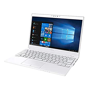 【中古】(非常に良い)富士通 13.3型ノートパソコン FMV LIFEBOOK UH75/C3 アーバンホワイト(Core i5/メモリ 4GB/SSD 256GB/Office H&B 2016) FMVU75C3W|IINEX