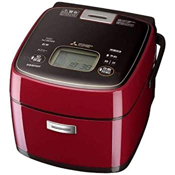 【中古】(非常に良い)三菱 IHジャー炊飯器（3.5合炊き） ミラノレッドMITSUBISHI 備長炭 炭炊釜 NJ-SEA06-R
