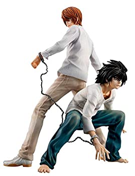【中古】G.E.M.シリーズ DEATH NOTE(デスノート) 夜神月＆L 完成品フィギュア