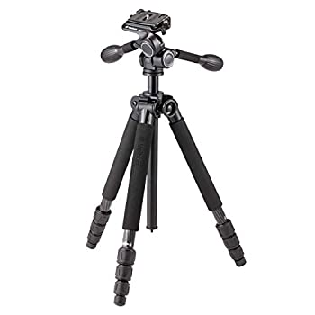 【中古】Velbon カーボン三脚 Geo Carmagne N545 III 4段 ナットロック 脚径25mm 中型 3Way雲台 クイックシュー対応 カーボン脚 447166