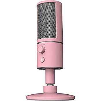 【中古】Razer Seiren X Quartz Pink 配信マイク ピンク 単一指向性 USB コンデンサー型 PC Windows10【日本正規代理店保証品】 RZ19-02290300-R3M1