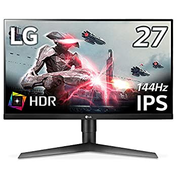 【中古】(人並み外れたに好いたらしい)LG ゲーミング 管する 27GL650F-B 27in／144サイクル／HDR／盛りだくさん固定ディスク／IPS非光輝／1ms(MBR)／G-SYNC Compatible／HDMI×2DP／中枢高さ合わせる